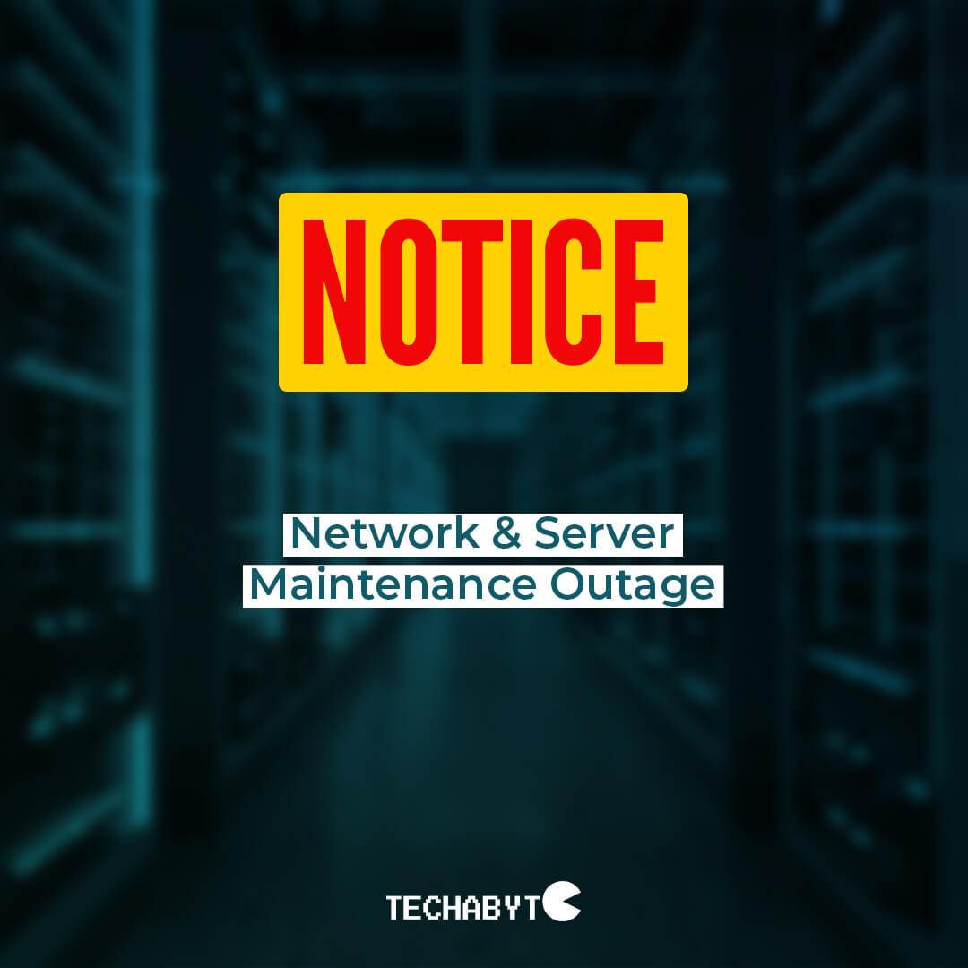 Notice of Server Maintenance 